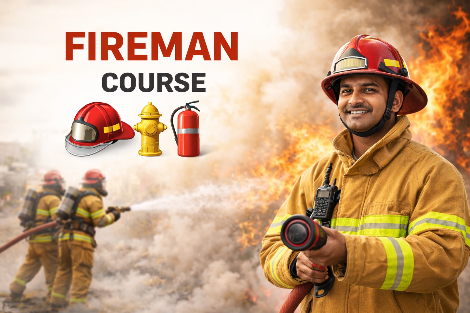Fireman course at ZedKing Institute Kaithal