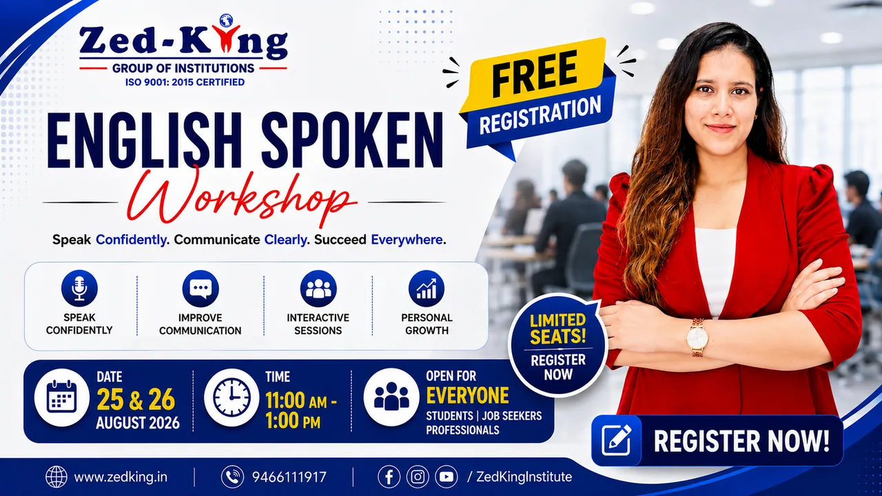 🎤 FREE ENGLISH SPOKEN WORKSHOP – Speak with Confidence